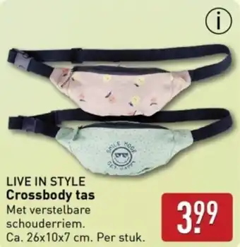 ALDI LIVE IN STYLE Crossbody tas aanbieding