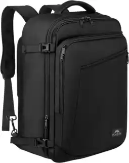 Amazon MATEIN reisrugzak handbagage vliegtuig, zwart, X-Large, Zakelijk aanbieding
