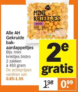 Albert Heijn Alle AH Gekruide bakaardappeltjes aanbieding