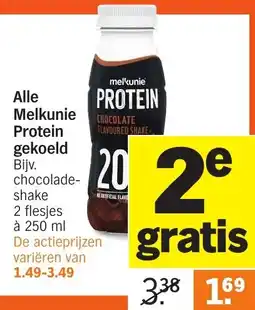 Albert Heijn Alle Melkunie Protein gekoeld aanbieding