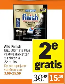 Albert Heijn Alle Finish aanbieding