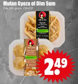 Dirk Mulan Gyoza of Dim Sum aanbieding