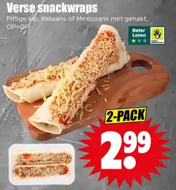 Dirk Verse snackwraps aanbieding