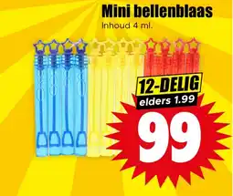 Dirk Mini bellenblaas aanbieding
