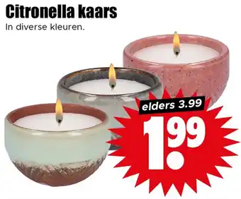 Dirk Citronella kaars aanbieding