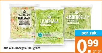 Albert Heijn Alle AH IJsbergsla aanbieding