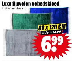 Dirk Luxe fluwelen gebedskleed aanbieding