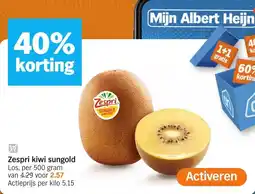 Albert Heijn Zespri kiwi sungold aanbieding