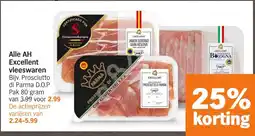 Albert Heijn Alle AH Excellent vleeswaren aanbieding