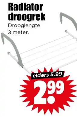 Dirk Radiator droogrek aanbieding