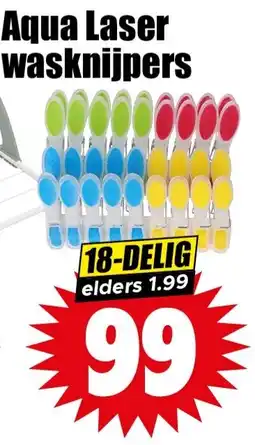 Dirk Aqua Laser wasknijpers aanbieding