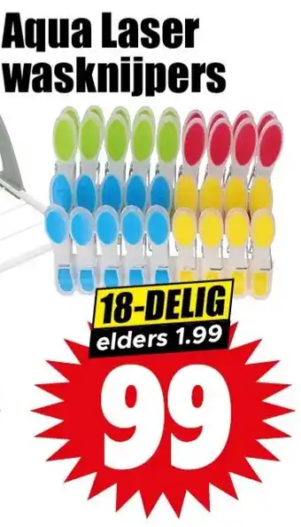 Dirk Aqua Laser wasknijpers aanbieding