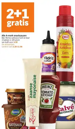 Albert Heijn Alle A-merk snacksauzen aanbieding
