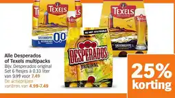 Albert Heijn Alle Desperados of Texels multipacks aanbieding