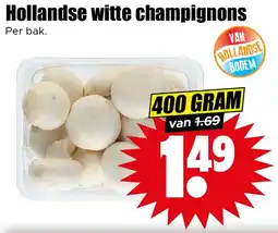 Dirk Hollandse witte champignons aanbieding