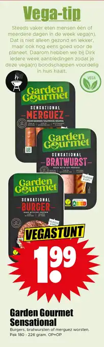 Dirk Garden Gourmet Sensational aanbieding