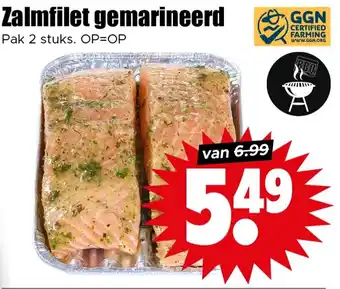 Dirk Zalmfilet gemarineerd aanbieding