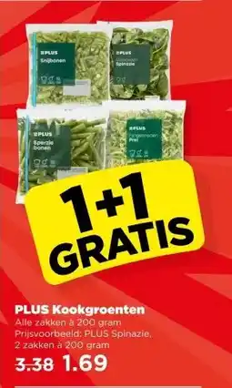 PLUS PLUS Kookgroenten aanbieding