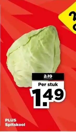 PLUS PLUS Spitskool aanbieding