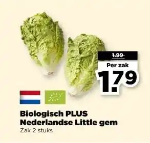 PLUS Biologisch PLUS Nederlandse Little gem aanbieding