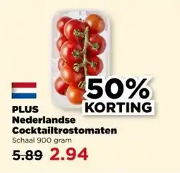 PLUS PLUS Nederlandse Cocktailtrostomaten aanbieding