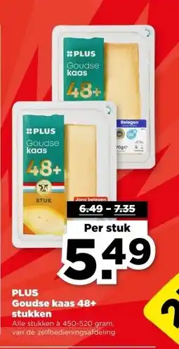 PLUS PLUS Goudse kaas 48+ stukken aanbieding
