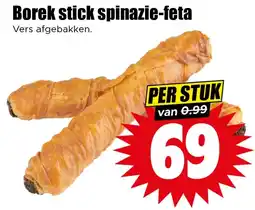 Dirk Borek stick spinazie-feta aanbieding