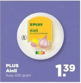 PLUS PLUS Aioli aanbieding