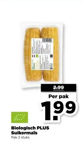 PLUS Biologisch PLUS Suikermaïs aanbieding
