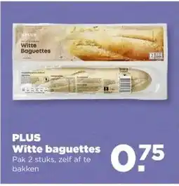 PLUS PLUS Witte baguettes aanbieding