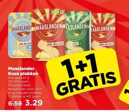 PLUS Maaslander Kaas plakken aanbieding