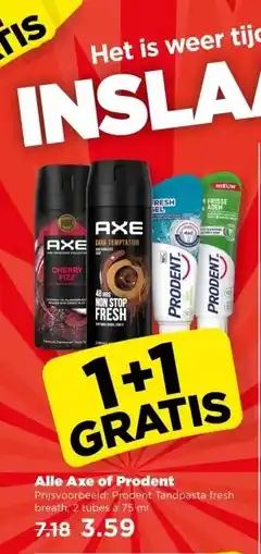 PLUS Alle Axe of Prodent aanbieding