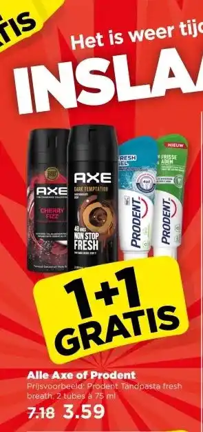 PLUS Alle Axe of Prodent aanbieding