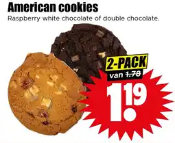 Dirk American cookies aanbieding