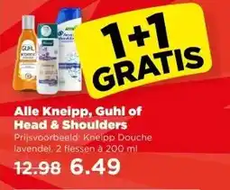 PLUS Alle Kneipp, Guhl of Head & Shoulders aanbieding