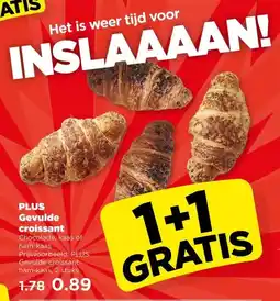 PLUS PLUS Gevulde croissant aanbieding
