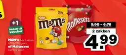 PLUS M&M's of Maltesers aanbieding