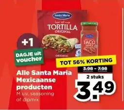PLUS Alle Santa Maria Mexicaanse producten aanbieding