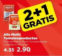 PLUS Alle Mutti Tomatenproducten aanbieding