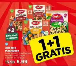 PLUS Alle Iglo Maaltijden aanbieding