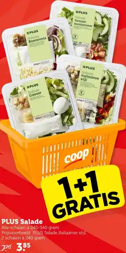 Coop PLUS Salade aanbieding
