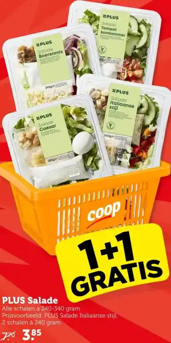 Coop PLUS Salade aanbieding
