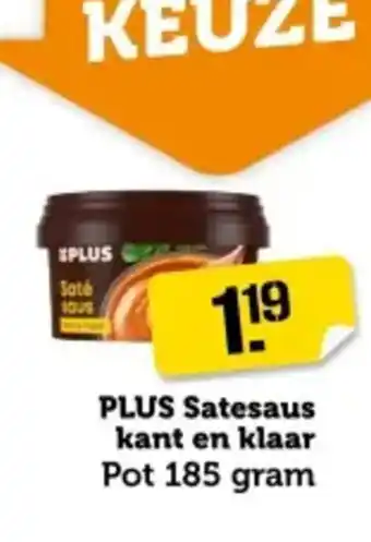 Coop PLUS Satesaus kant en klaar aanbieding