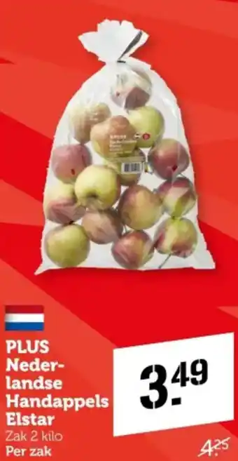 Coop PLUS Nederlandse Handappels Elstar aanbieding