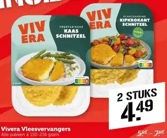 Coop Vivera Vleesvervangers aanbieding