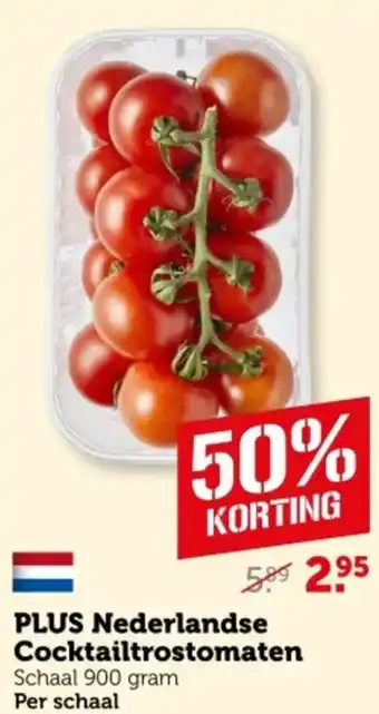 Coop PLUS Nederlandse Cocktailtrostomaten aanbieding