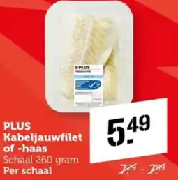 Coop PLUS Kabeljauwfilet of haas aanbieding