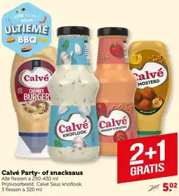 Coop Calvé Party of snacksaus aanbieding
