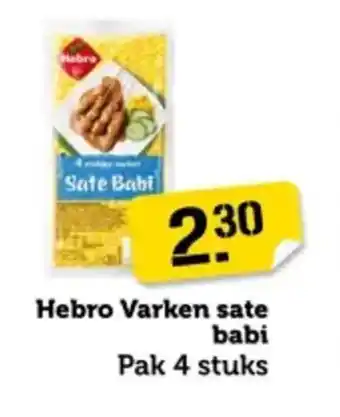Coop Hebro Varken sate babi aanbieding