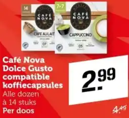 Coop Café Nova Dolce Gusto compatible koffiecapsules aanbieding